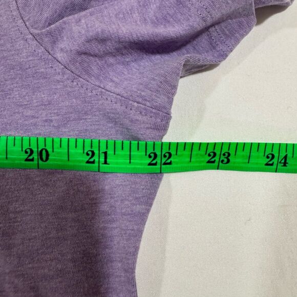 Michael kors size large purple v neck cotton pull over tee shirt - Picture 6 of 8